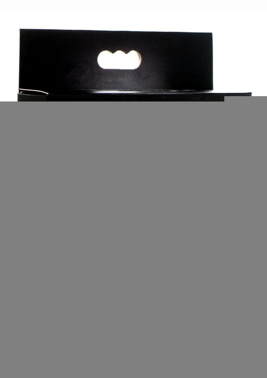 Cock Gear Leather Speed Snap Cock Ring - Black