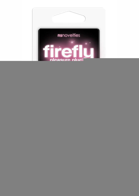 Firefly Pleasure Plug Butt Plug - Glow In The Dark/Pink - Small