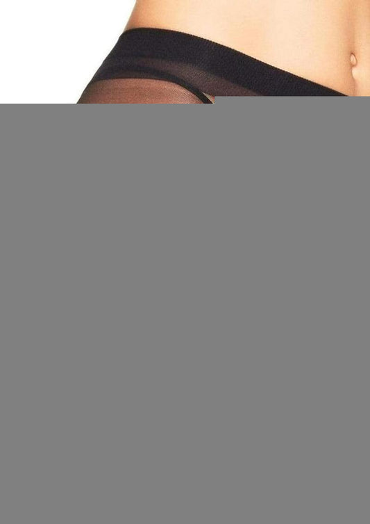 Leg Avenue Lycra Sheer to Waist Support Pantyhose - Black - One Size