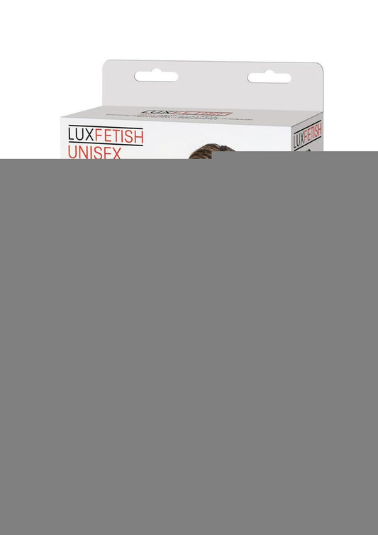 Lux Fetish Unisex Leatherette Cuffs Adjustable - Black