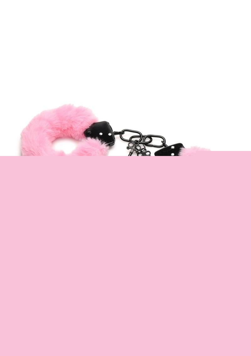 Master Series Cuffed In Fur Furry Handcuffs