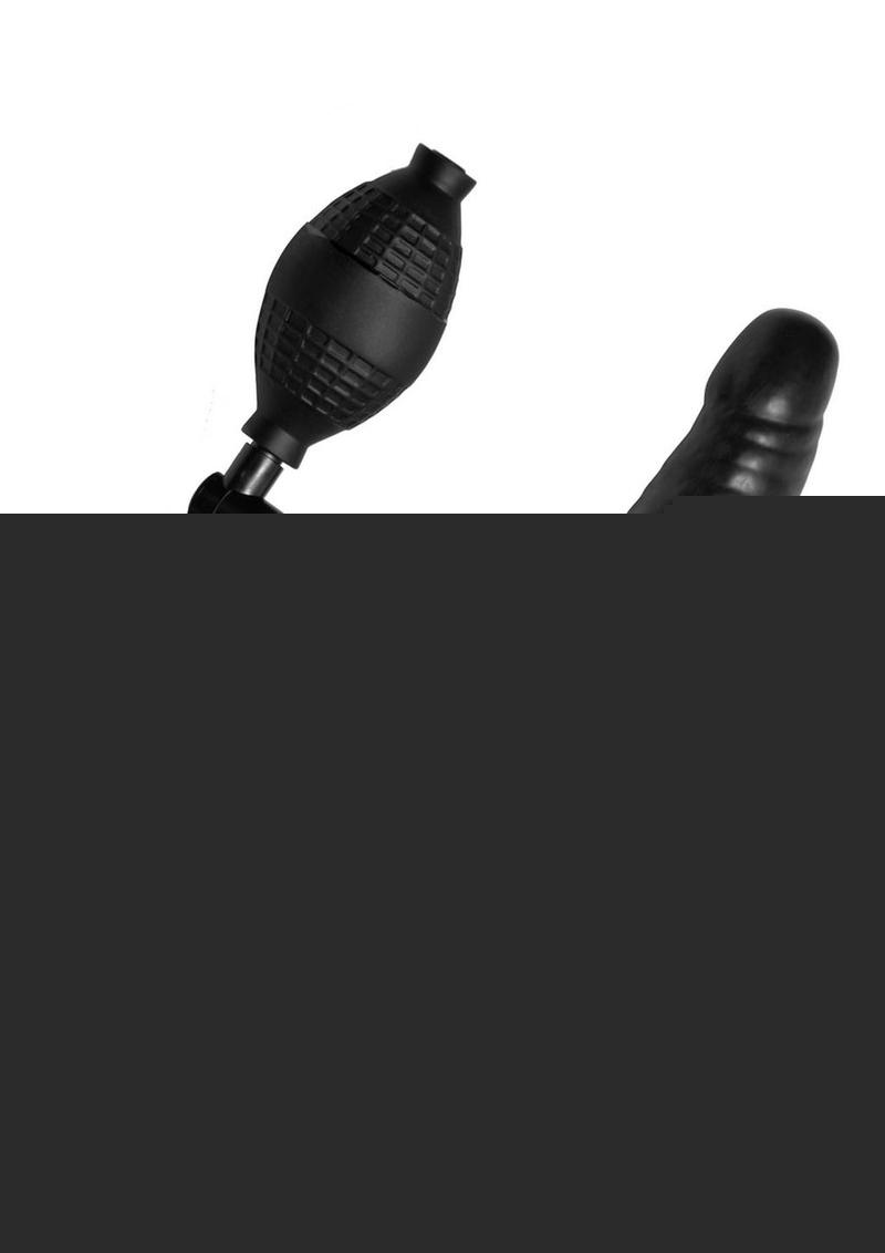 Master Series Ravage Vibrating Inflatable 7.5in Dildo