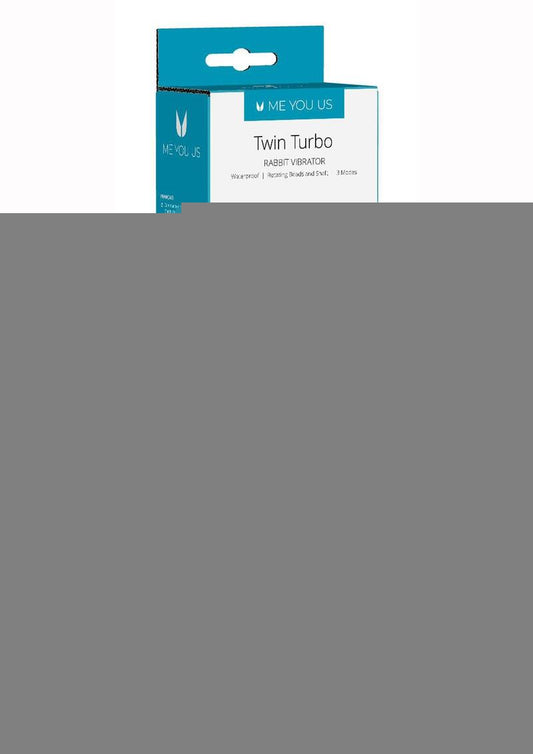 ME YOU US Twin Turbo Rabbit Vibrator - Blue