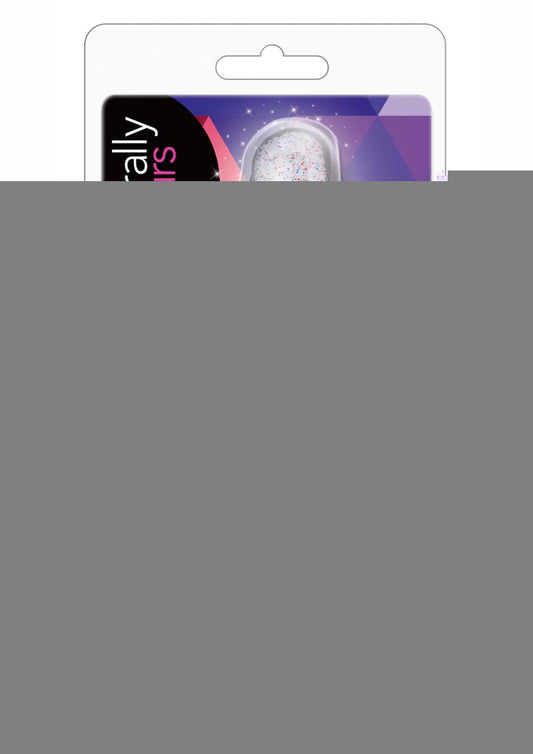 Naturally Yours Glitter Dildo - Clear - 5.5in