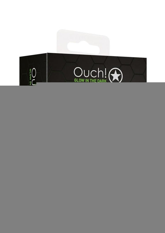 Ouch Vibrating Masturbator - Black/Glow In The Dark/Green