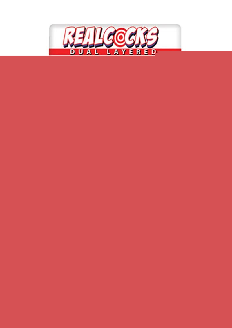 Realcocks Dual Layered #3 Bendable Dildo - Flesh/Vanilla - 7.5in