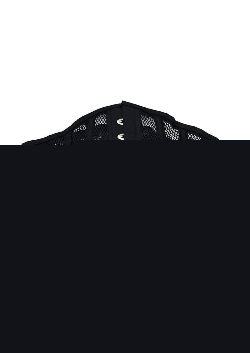 Rouge Mesh Corset - Black - Large/XLarge