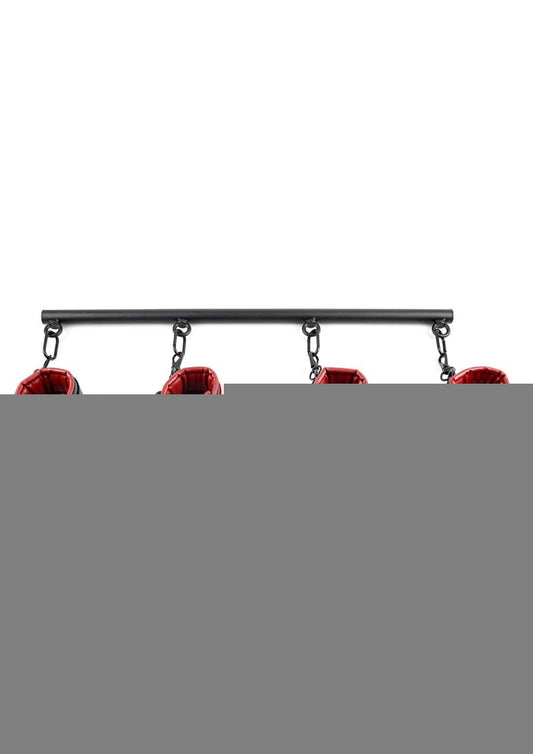 Saffron Spreader Bar and Cuff - Black/Red - Set