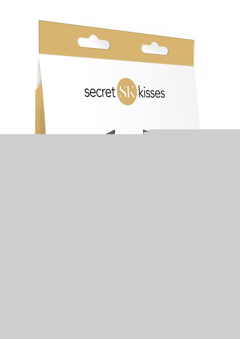 Secret Kisses Temptation Set Boudoir Lace Blindfold and Tassel Pasties - Black