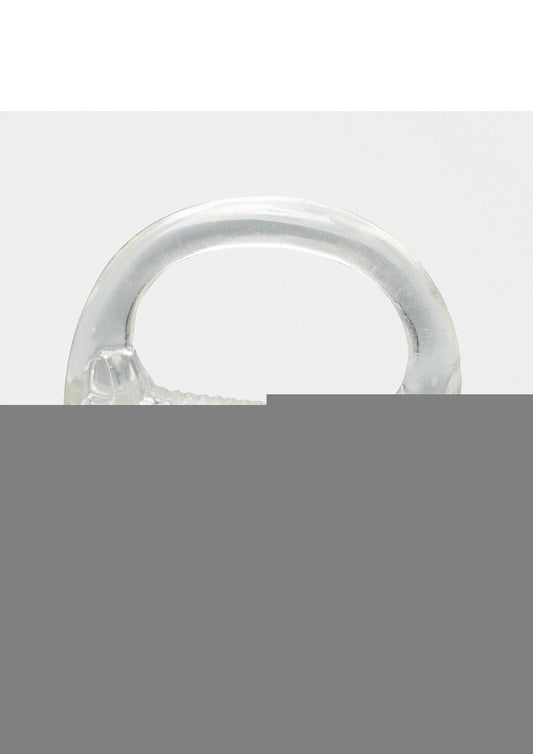 Skins Disposable Vibrating Cock Ring - Clear