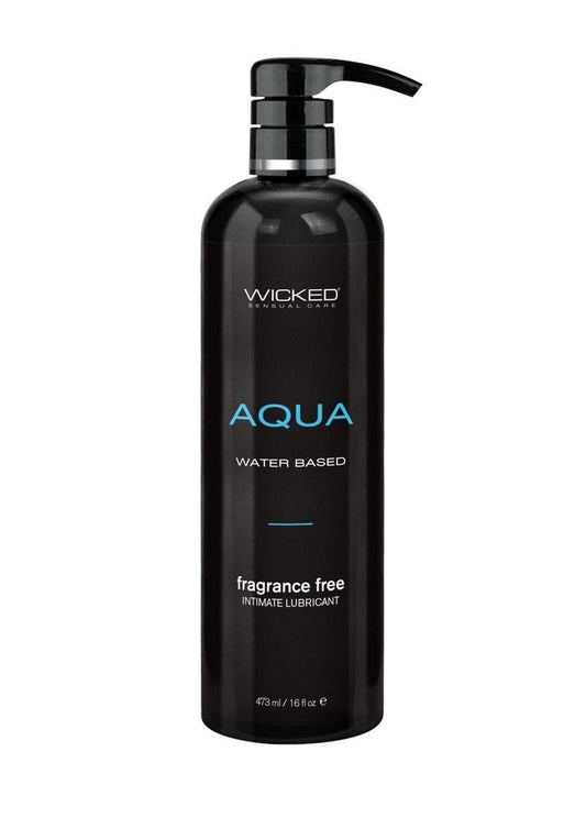 Wicked Aqua Water Based Lubricant Fragrance Free - 16oz