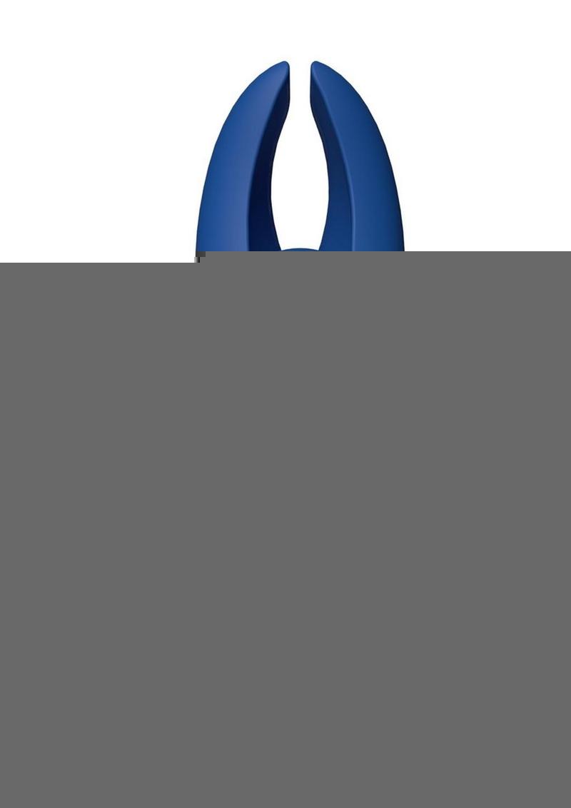 4b Demon Rechargeable Silicone Mini Clitoral Stimulating Vibrator - Blue/Blueberry