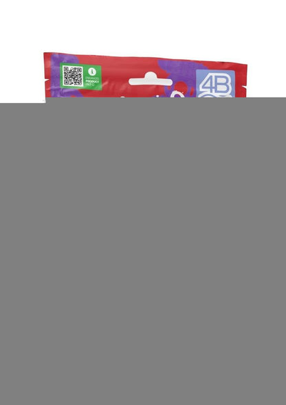 4b Double Wammy Silicone Rechargeable Dual Vibrating Couples Cock Ring - Grape