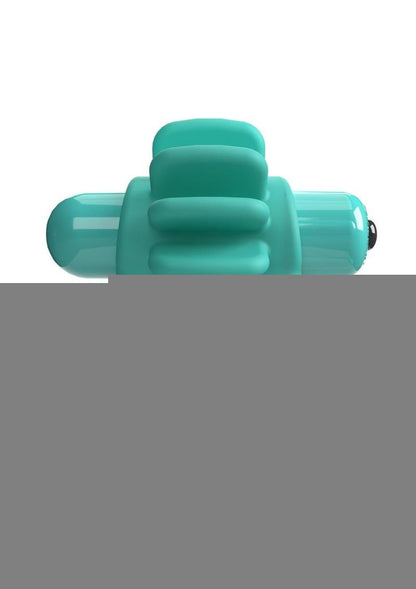 4b Skooch Vibrating Cock Ring with Clitoral Stimulator - Green/Kiwi