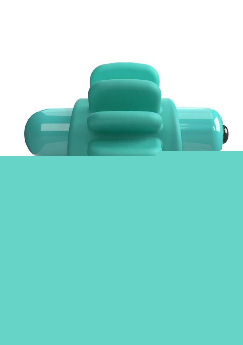 4t Skooch Vibrating Cock Ring with Clitoral Stimulator - Green/Kiwi