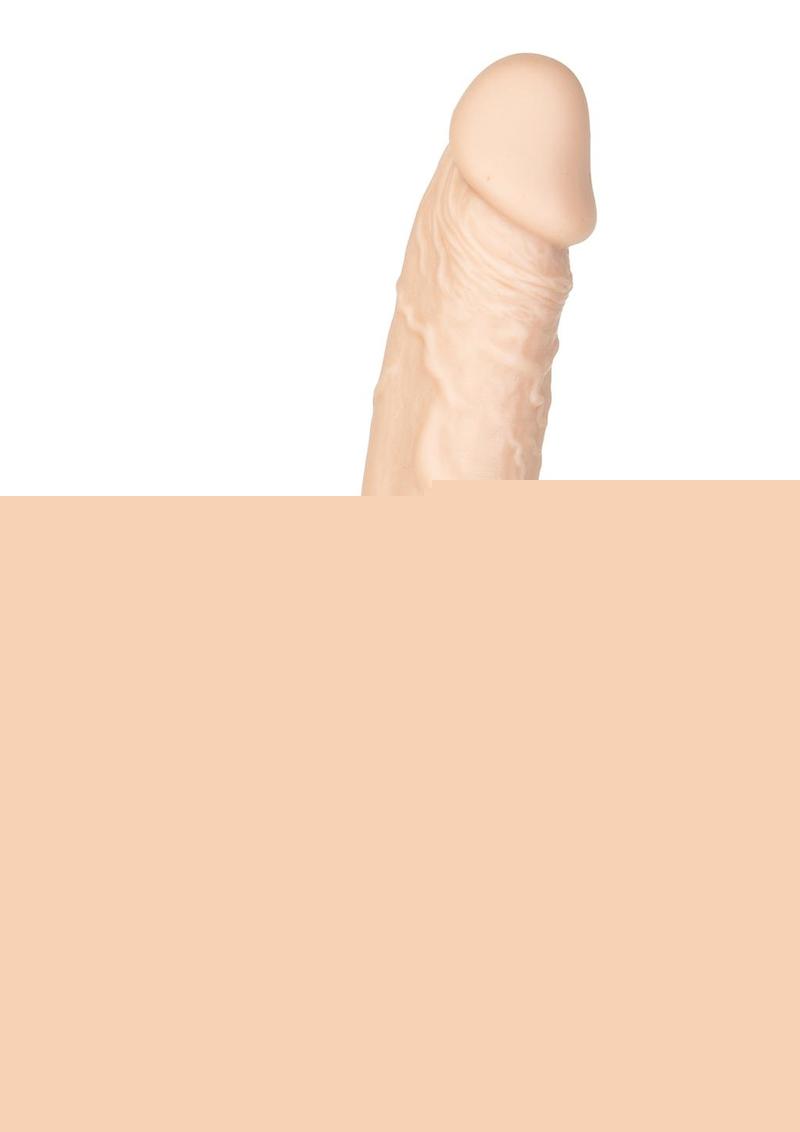 Addiction Tristan Silicone Realistic Dildo with Bonus Bullet - Vanilla - 9in
