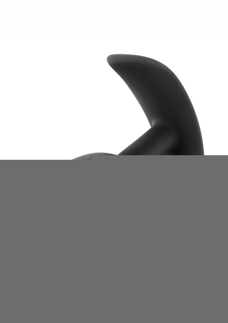 Anal Adventures Platinum Silicone Vibra Slim Butt Plug