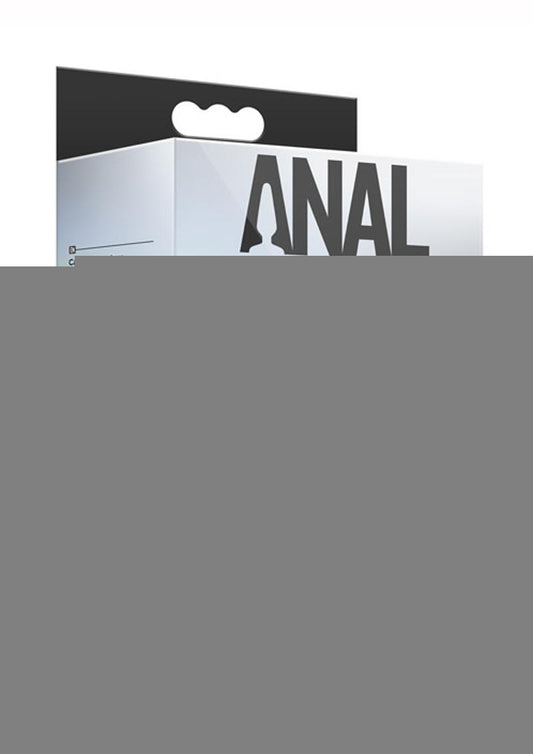 Anal Adventures Platinum Wave Silicone Butt Plug - Black