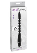 Anal Fantasy Collection Flexa Pleaser Power Beads Waterproof - Black - 7in
