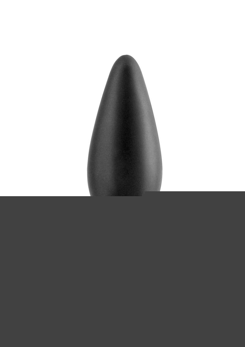 Anal Fantasy Collection Mini Silicone Plug Kit - Black - 3in