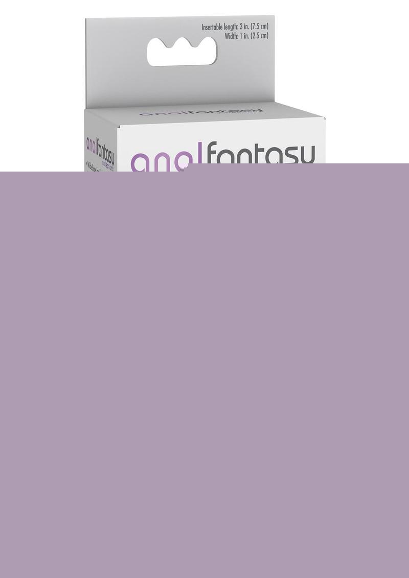 Anal Fantasy Collection Mini Silicone Plug Kit - Black - 3in