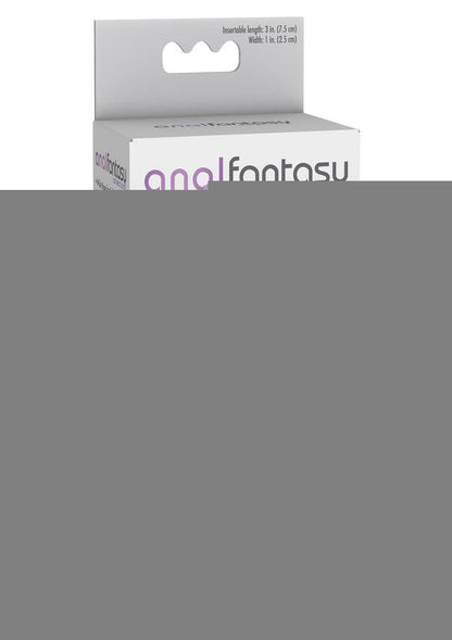 Anal Fantasy Collection Mini Silicone Plug Kit - Black - 3in