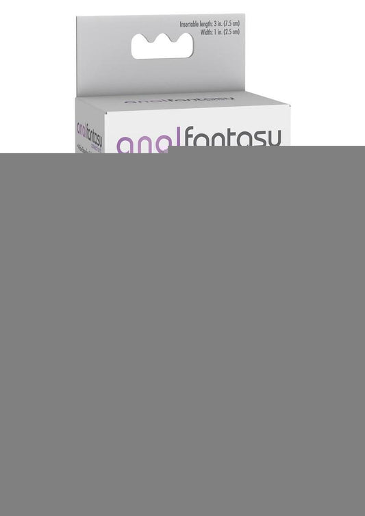 Anal Fantasy Collection Mini Silicone Plug Kit - Black - 3in