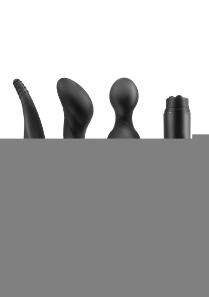Anal Fantasy Collection Silicone Anal Adventure Kit Waterproof - Black
