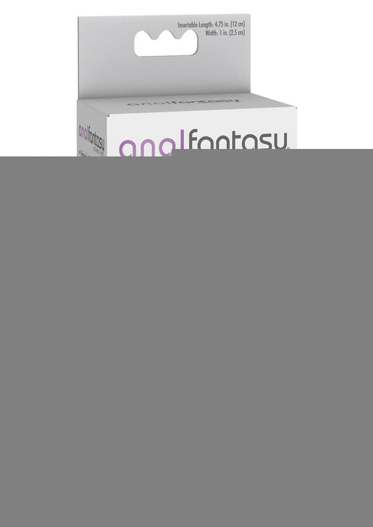 Anal Fantasy Collection Silicone P-Spot Tickler Waterproof Vibrator - Black - 4.75in