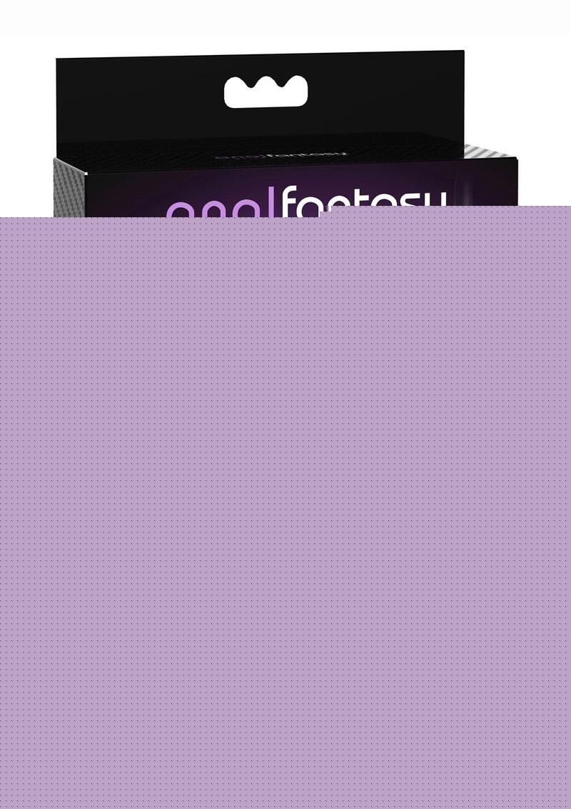 Anal Fantasy Elite Auto-Throb Rechargeable Silicone Inflatable Vibrating Plug - Black