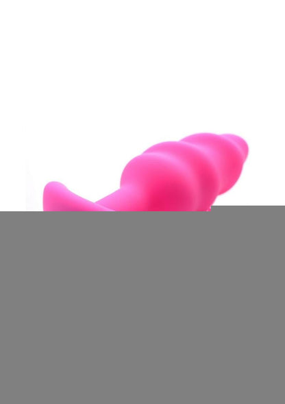 Bang! 21x Vibrating Silicone Rechargeable Swirl Butt Plug with Remote Control