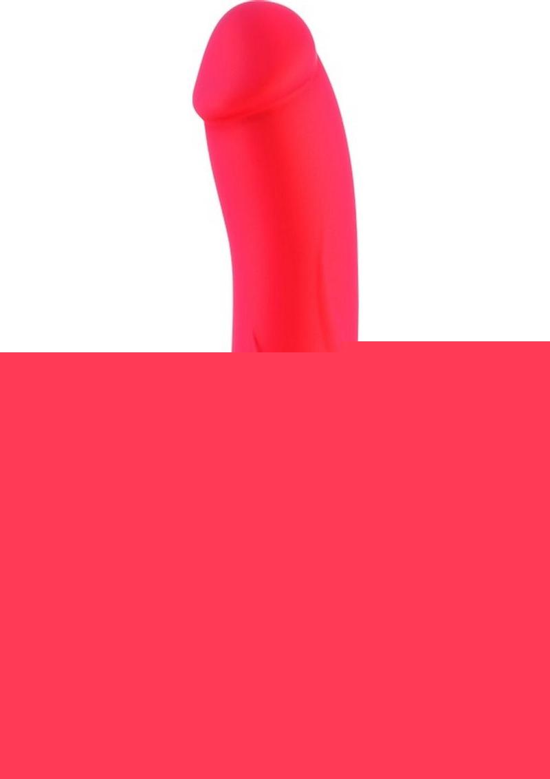 Big Boss G5 Vibrating Silicone Dildo - Pink