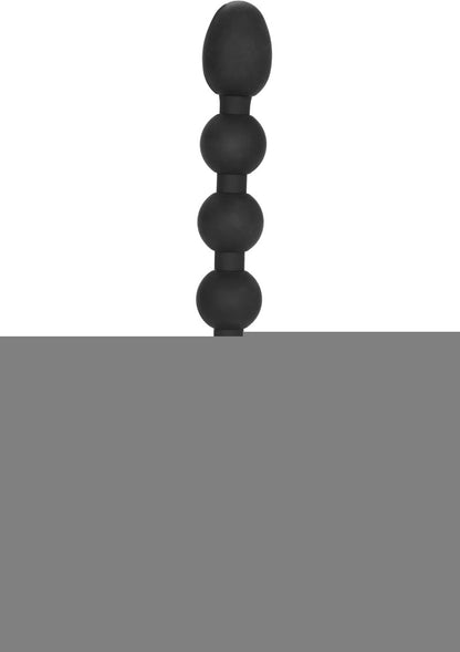 Booty Call Booty Bender Silicone Beaded Butt Plug - Black