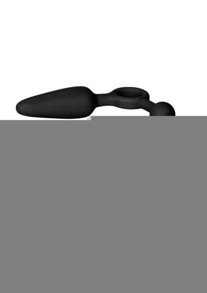 Booty Call Booty Double Dare Silicone Vibrating Butt Plug with Anal Beads