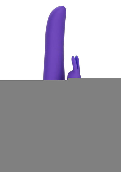 Bounding Bunny Dual Motor Silicone Vibrator Waterproof - Purple