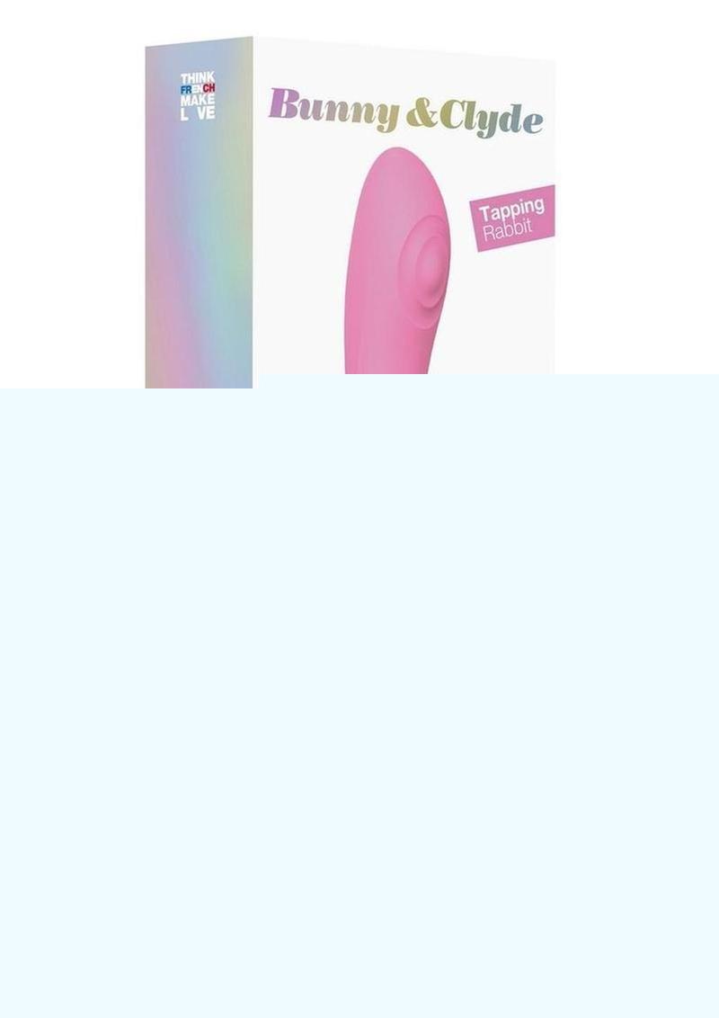 Bunny and Clyde Rechargeable Silicone Rabbit Vibrator - Pink/Pink Passion