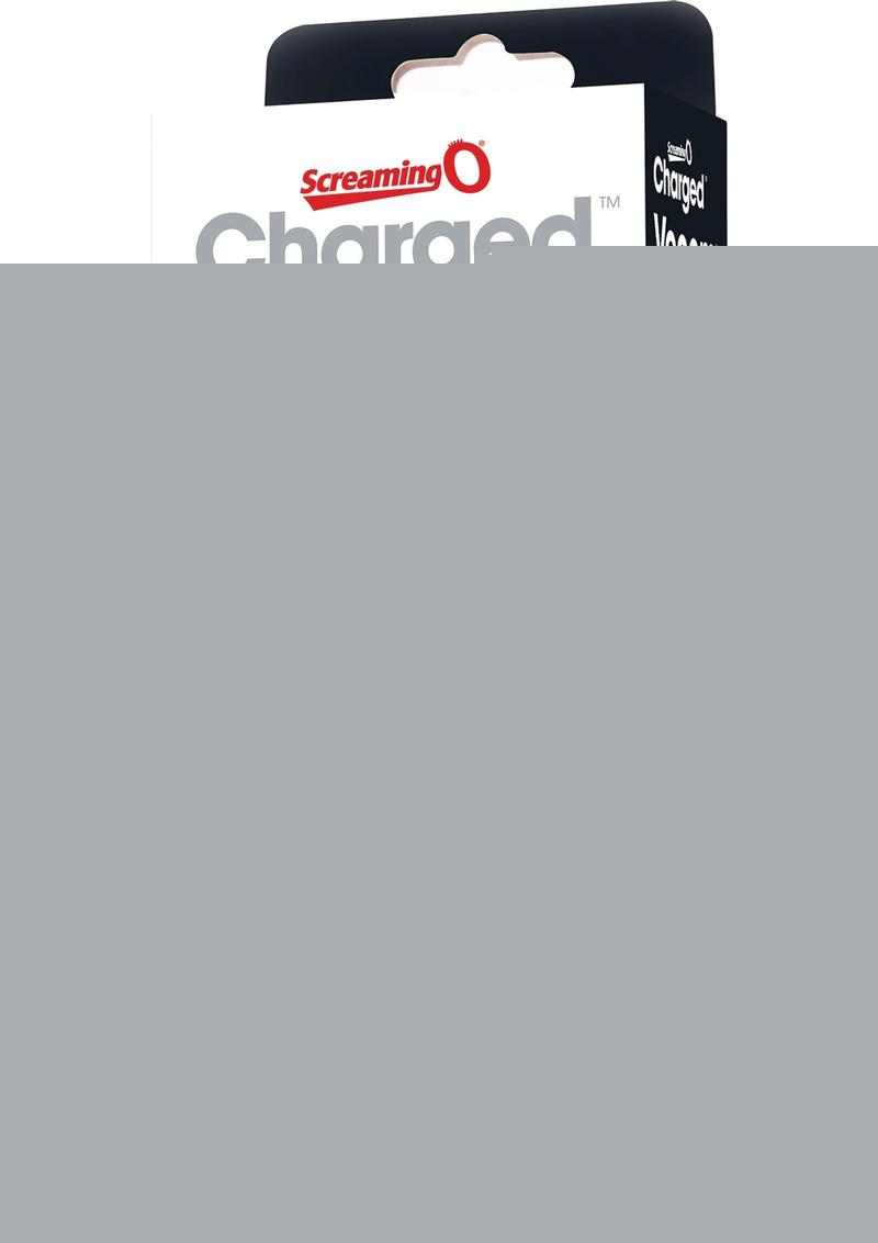 Charged Vooom Rechargeable Waterproof Bullet Vibrator - Black