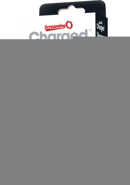 Charged Vooom Rechargeable Waterproof Bullet Vibrator - Black