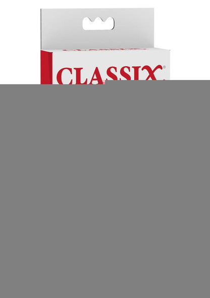 Classix Dual Vibrating Head Teaser with Remote Control - Black/Clear/Smoke