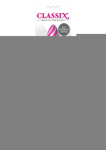 Classix Sweet Swirl Vibrator - Pink
