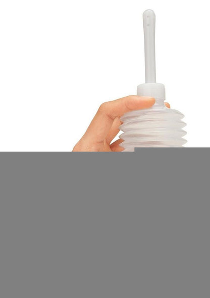 Cleanscene Soft Squeeze Beaded Anal Douche Set with Flared Base
