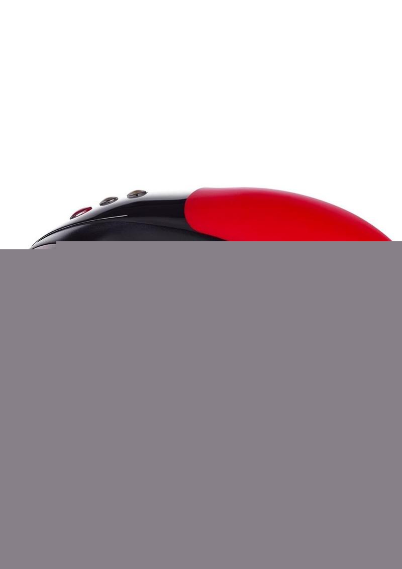 Cobra Libre II Silicone Penis Head Masturbator - Black/Red