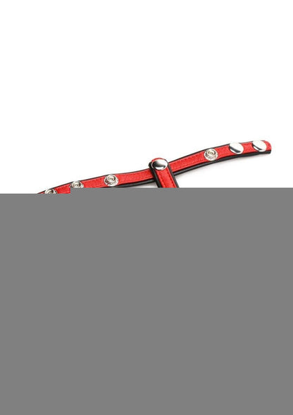 Cock Gear Leather Snap-On Harness