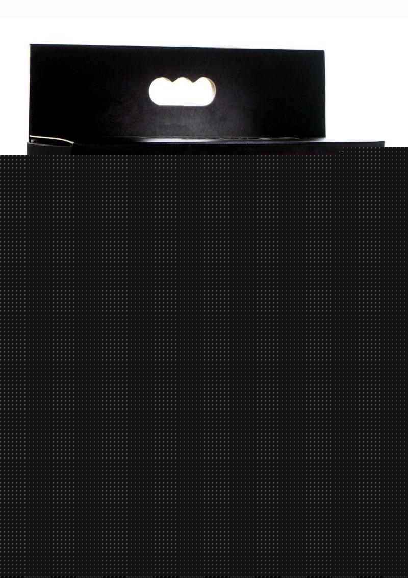 Cock Gear Leather Speed Snap Cock Ring - Black