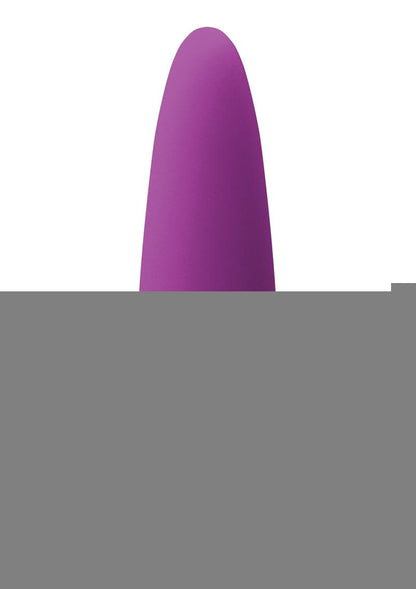 Colours Pleasure Plug Silicone Butt Plug - Purple - Small