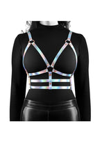 Cosmo Harness Bewitch Chest Harness - Multicolor/Rainbow - Medium/Small