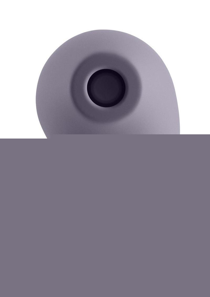 Desire Tresor Rechargeable Silicone Clitoral Stimulator - Gray/Grey