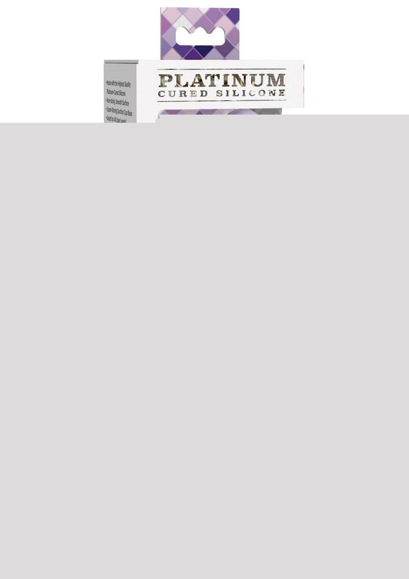 Dillio Platinum Slim Seven Silicone Dildo - Lavender/Purple - 7in