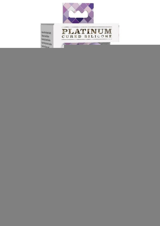 Dillio Platinum Slim Seven Silicone Dildo - Lavender/Purple - 7in