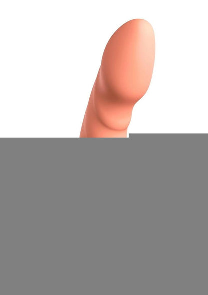 Dillio Platinum Super Eight Silicone Dildo - Orange - 8in